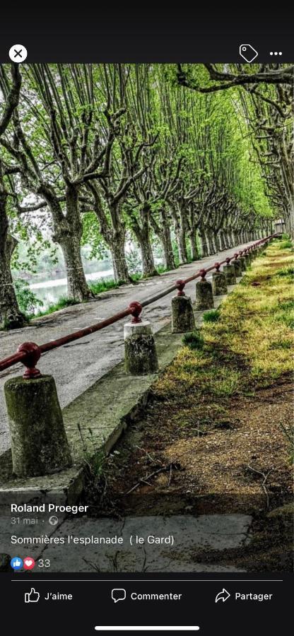 La Sommieroise Villa Sommieres Bagian luar foto